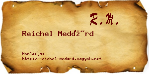 Reichel Medárd névjegykártya